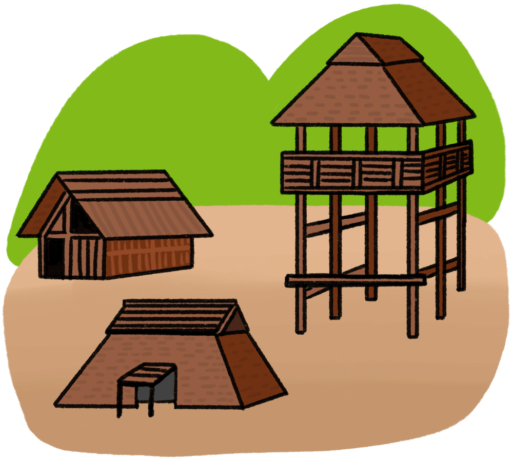 吉野ケ里イラスト