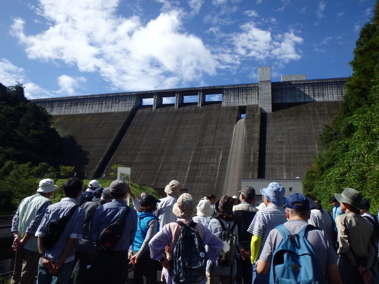 大山ダム見学